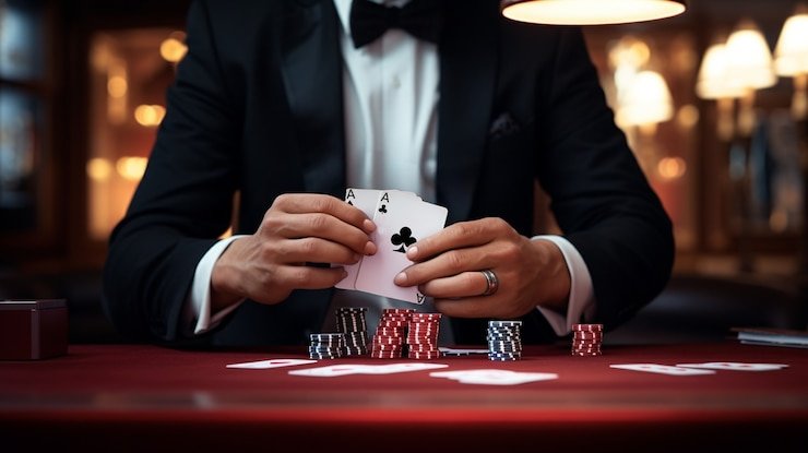 Tim pokergalaxy bekerja di kantor modern dengan fokus pada keamanan dan inovasi